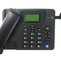 bordtelefon til SIM-kort Doro 4100H 4G sort ældrevenlig